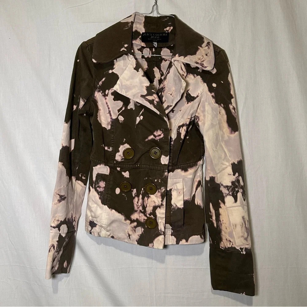 bleached Juicy Couture Jeans jacket size small